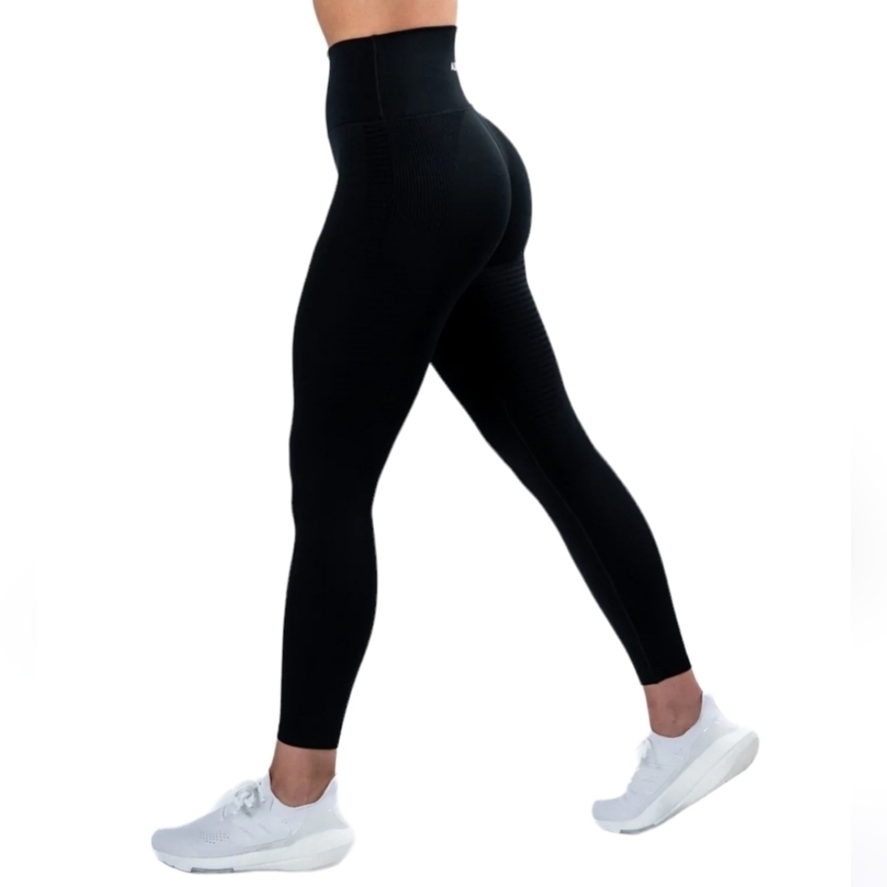 Alphalete Halo Leggings Seamless High Rise Black XXL